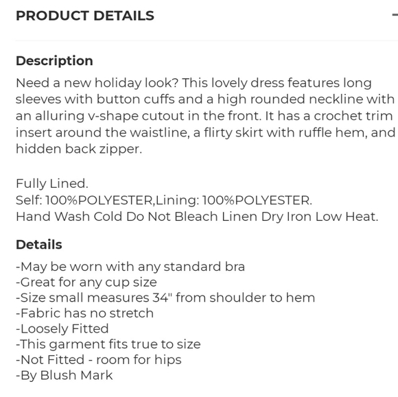 V neck mini brown dress - Picture 2 of 5